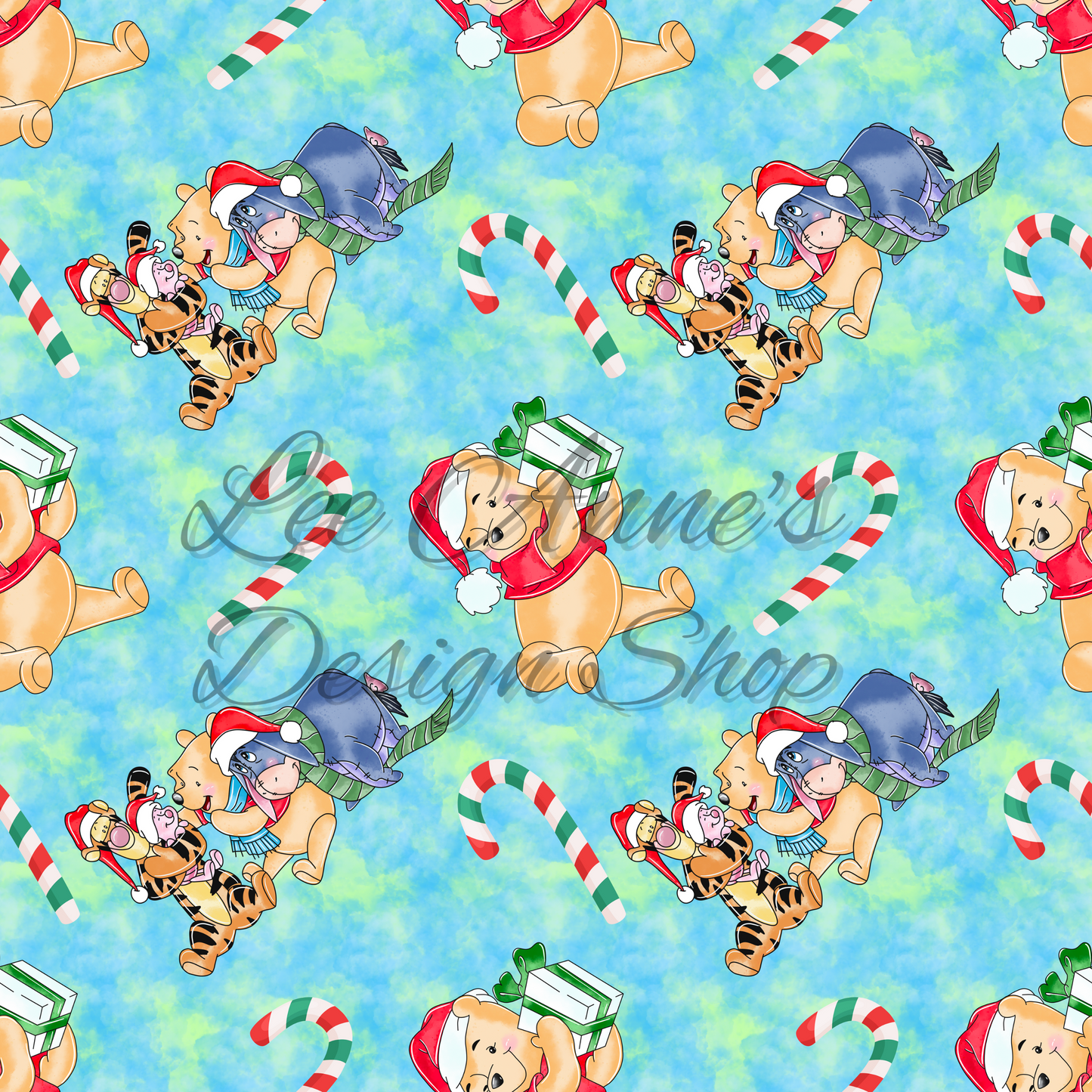 Bear Christmas Seamless