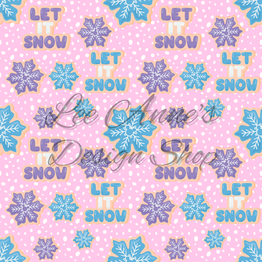 Mouse Snow Seamless