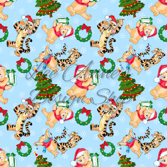 Bear Christmas Seamless