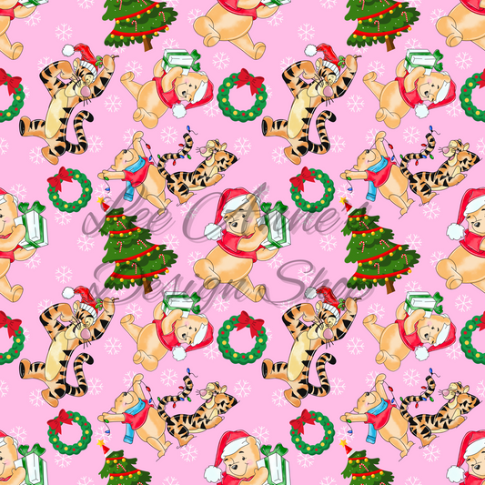 Bear Christmas Seamless