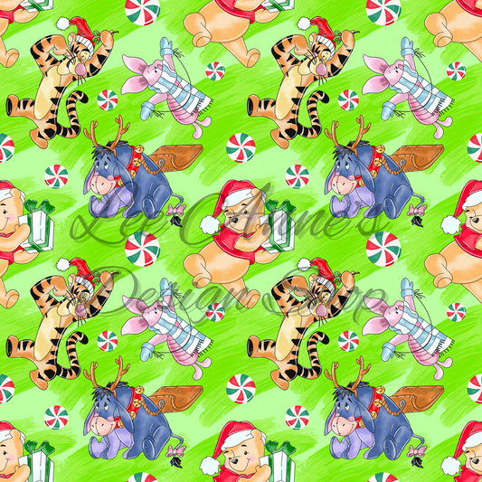 Bear Christmas Seamless
