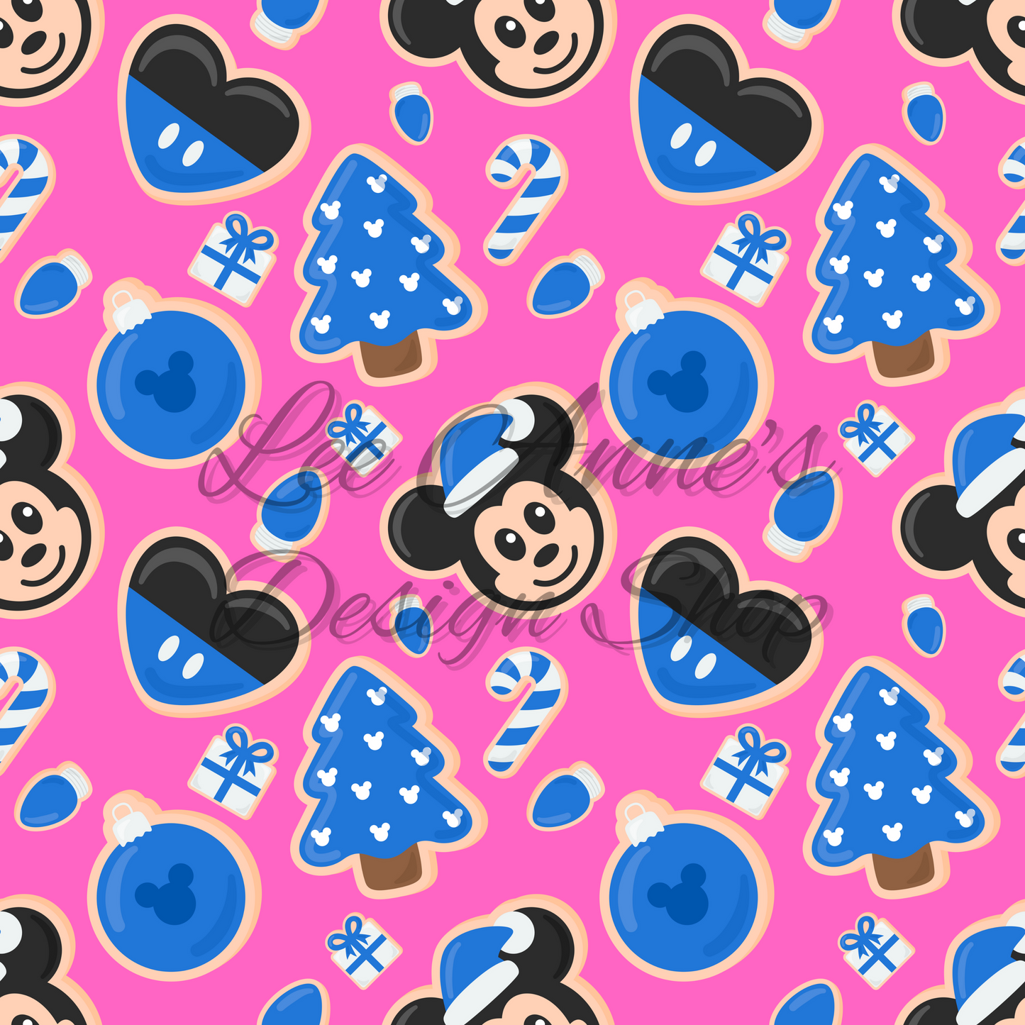 Magical Mouse Christmas Seamless