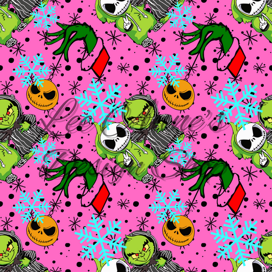 Spooky Christmas Seamless