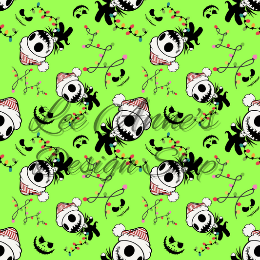 Spooky Christmas Seamless