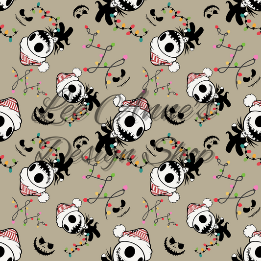 Spooky Christmas Seamless