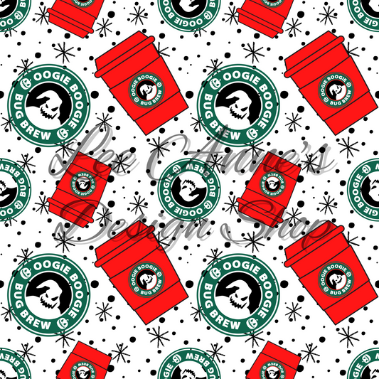 Spooky Christmas Seamless