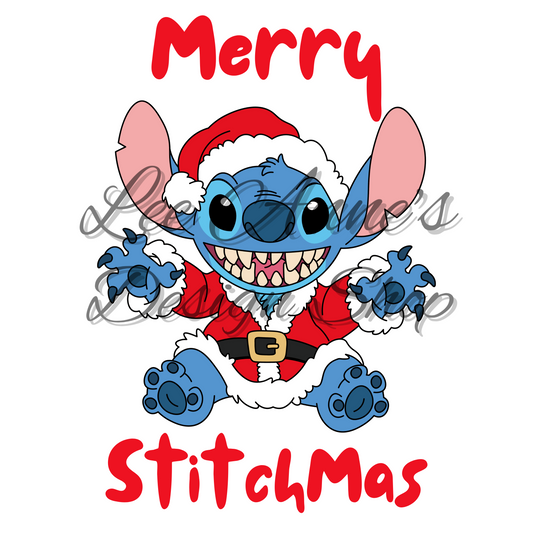 Stitch Christmas Sublimation