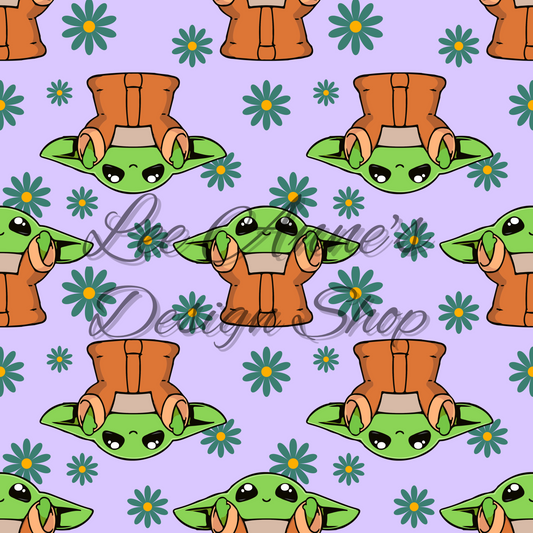 Baby Yoda Seamless