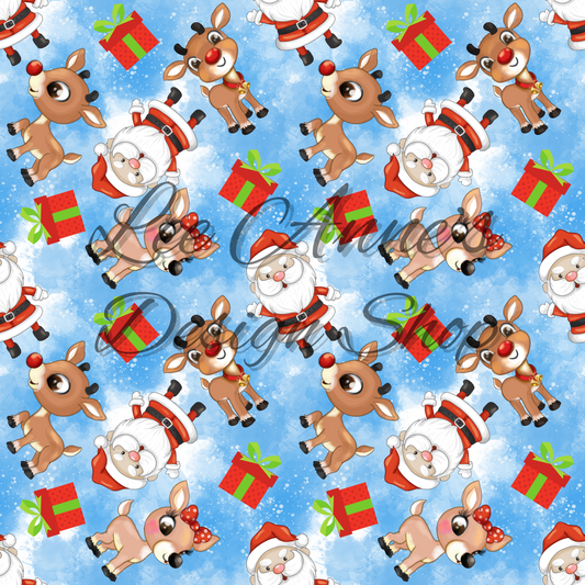 Christmas Reindeer Seamless