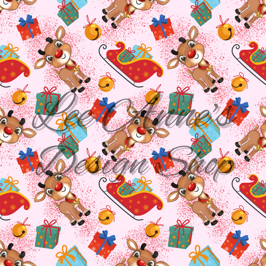 Christmas Reindeer Seamless