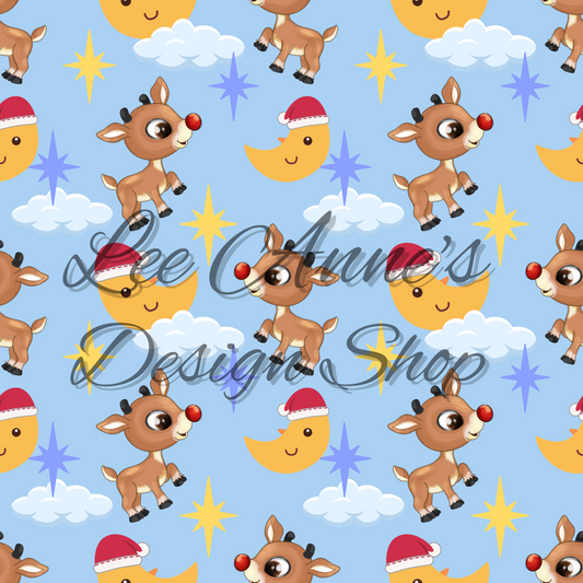 Christmas Reindeer Seamless