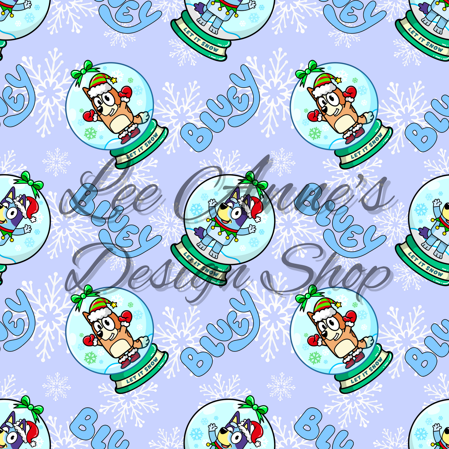 Limited Blue Dog Seamless