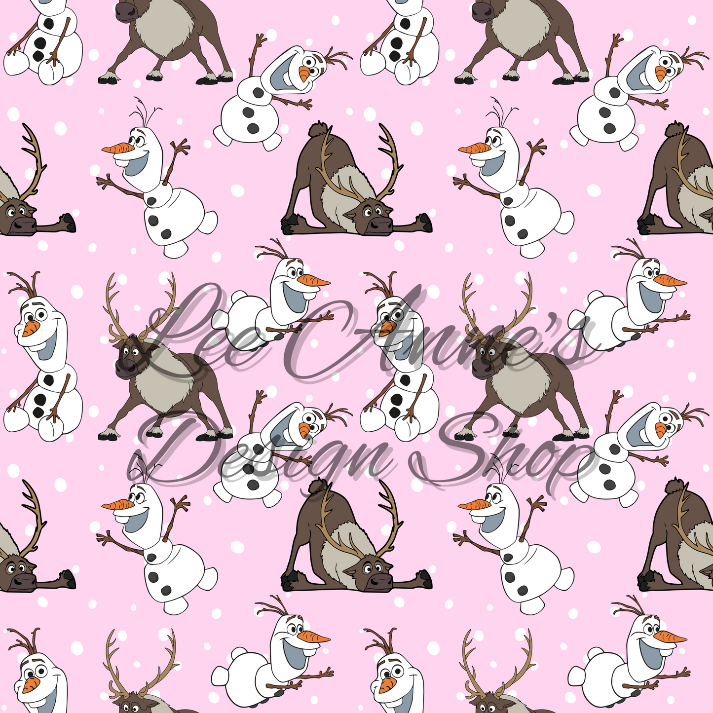 Froze Snowman Seamless