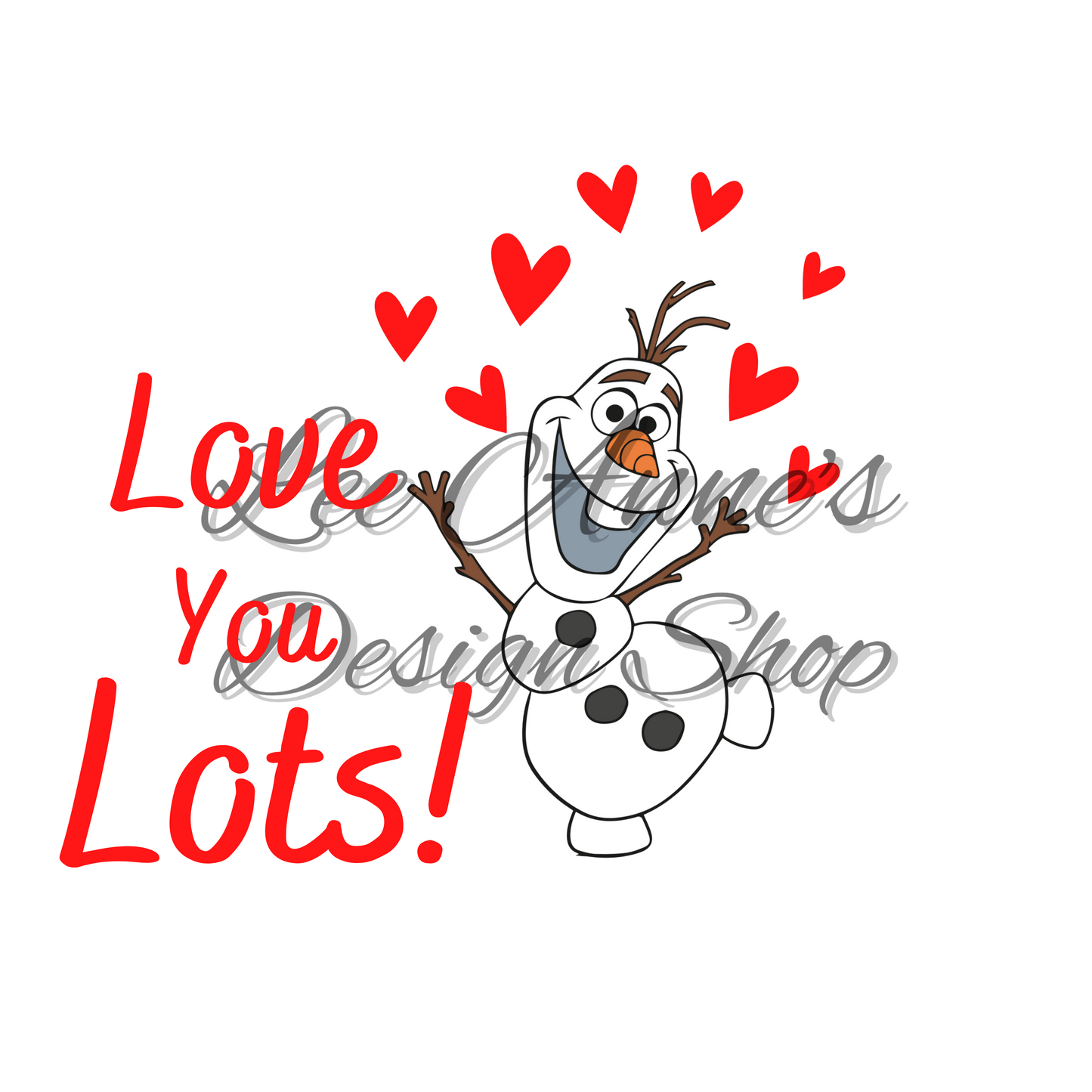 Froze Snowman Sublimation