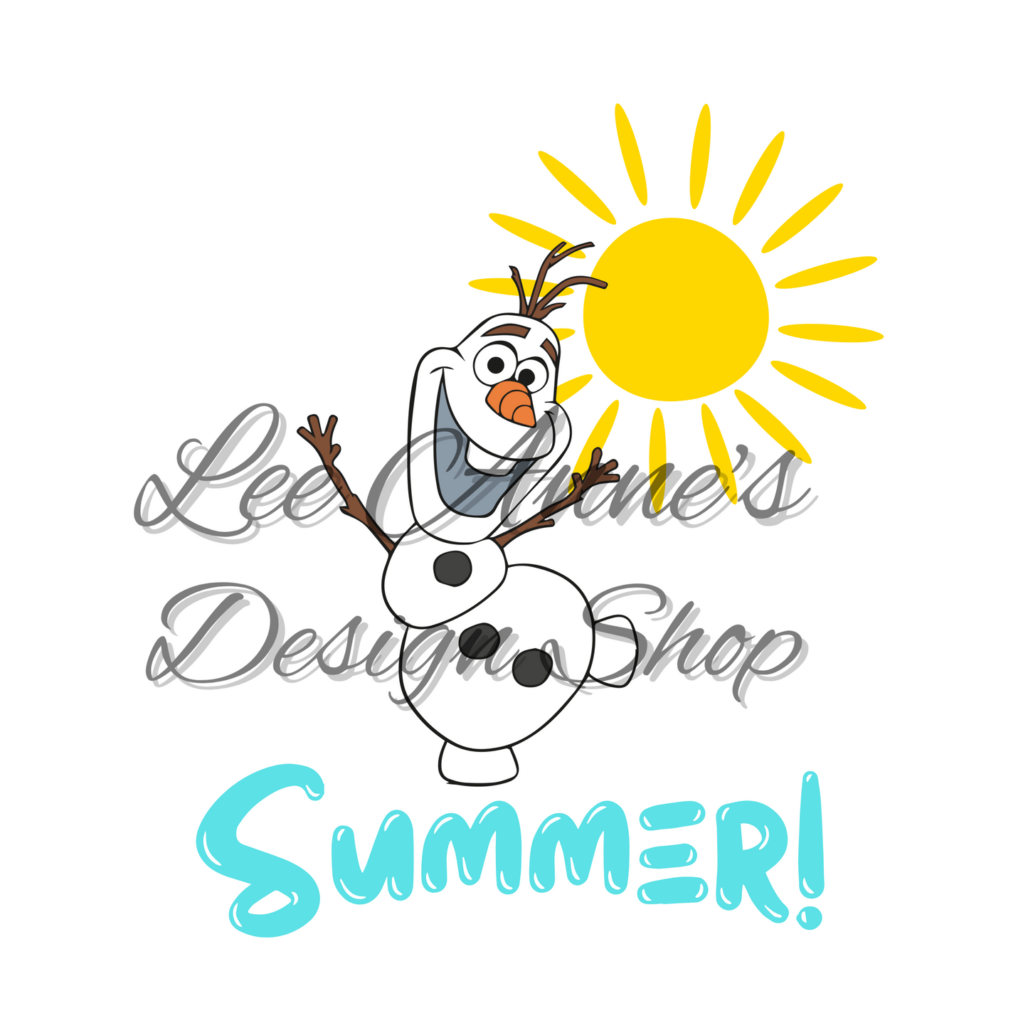 Froze Snowman Sublimation