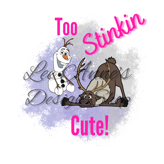 Froze Snowman Sublimation