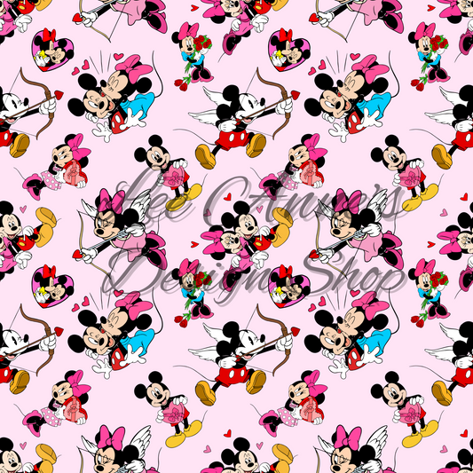 Valentines Mouse Seamless