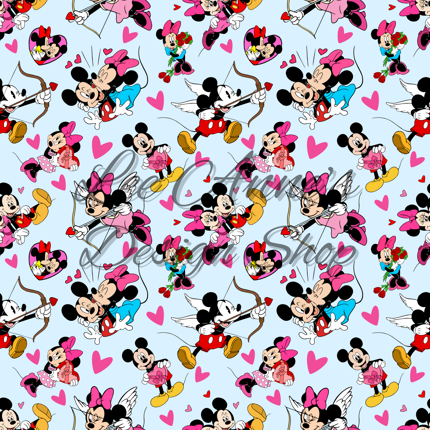 Valentines Mouse Seamless
