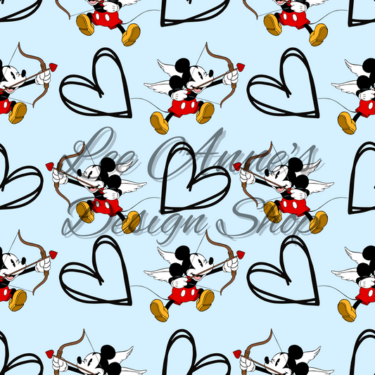 Valentines Mouse Seamless