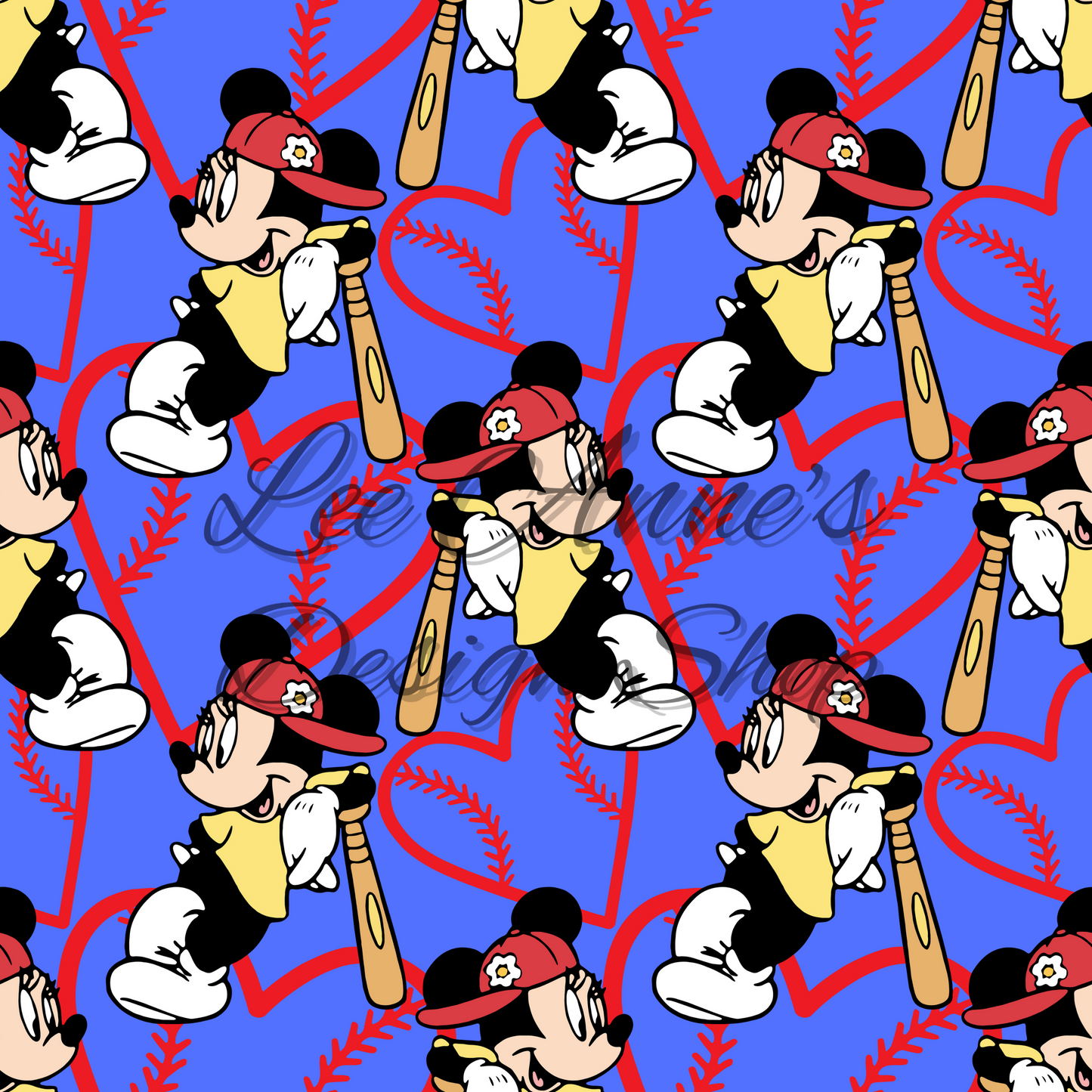 Mouse Baseball Seamless