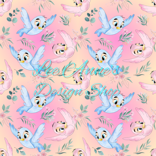 Deer and Friends Seamless
