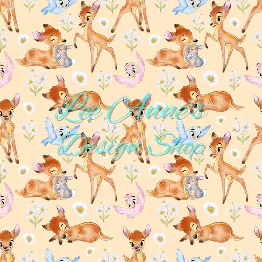 Deer and Friends Seamless