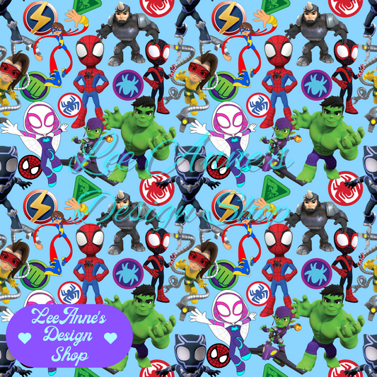 Spider Friends Seamless