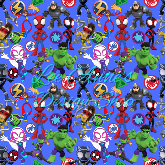 Spider Friends Seamless
