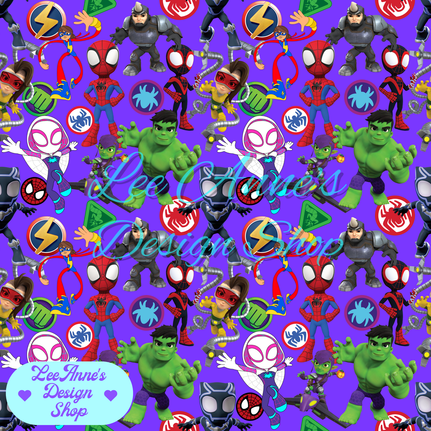 Spider Friends Seamless