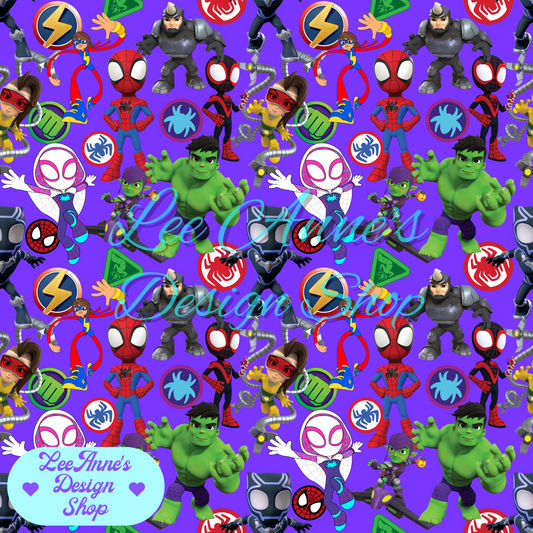 Spider Friends Seamless
