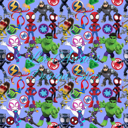 Spider Friends Seamless