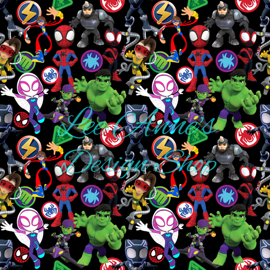 Spider Friends Seamless