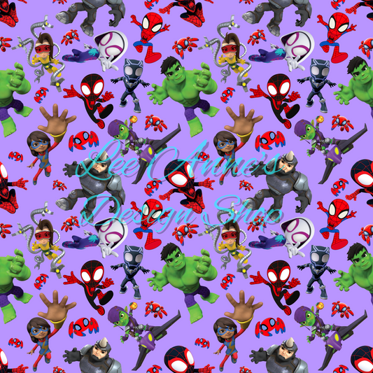 Spider Friends Seamless