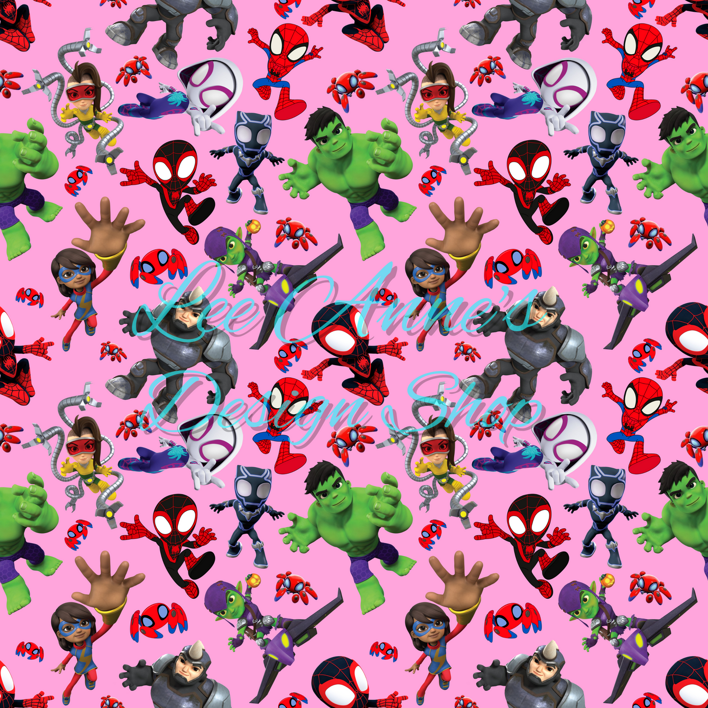 Spider Friends Seamless