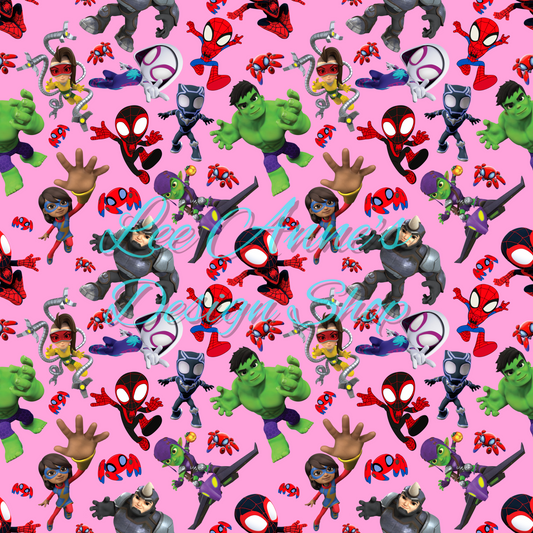 Spider Friends Seamless