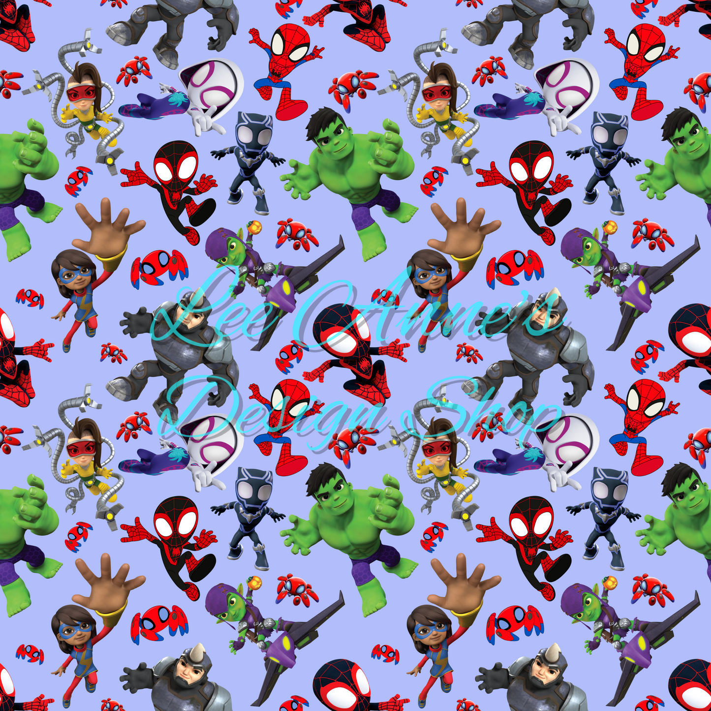 Spider Friends Seamless