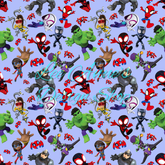Spider Friends Seamless