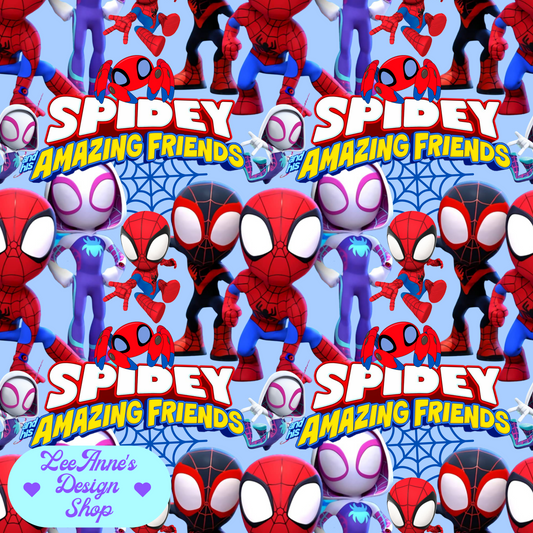Spider Friends Seamless