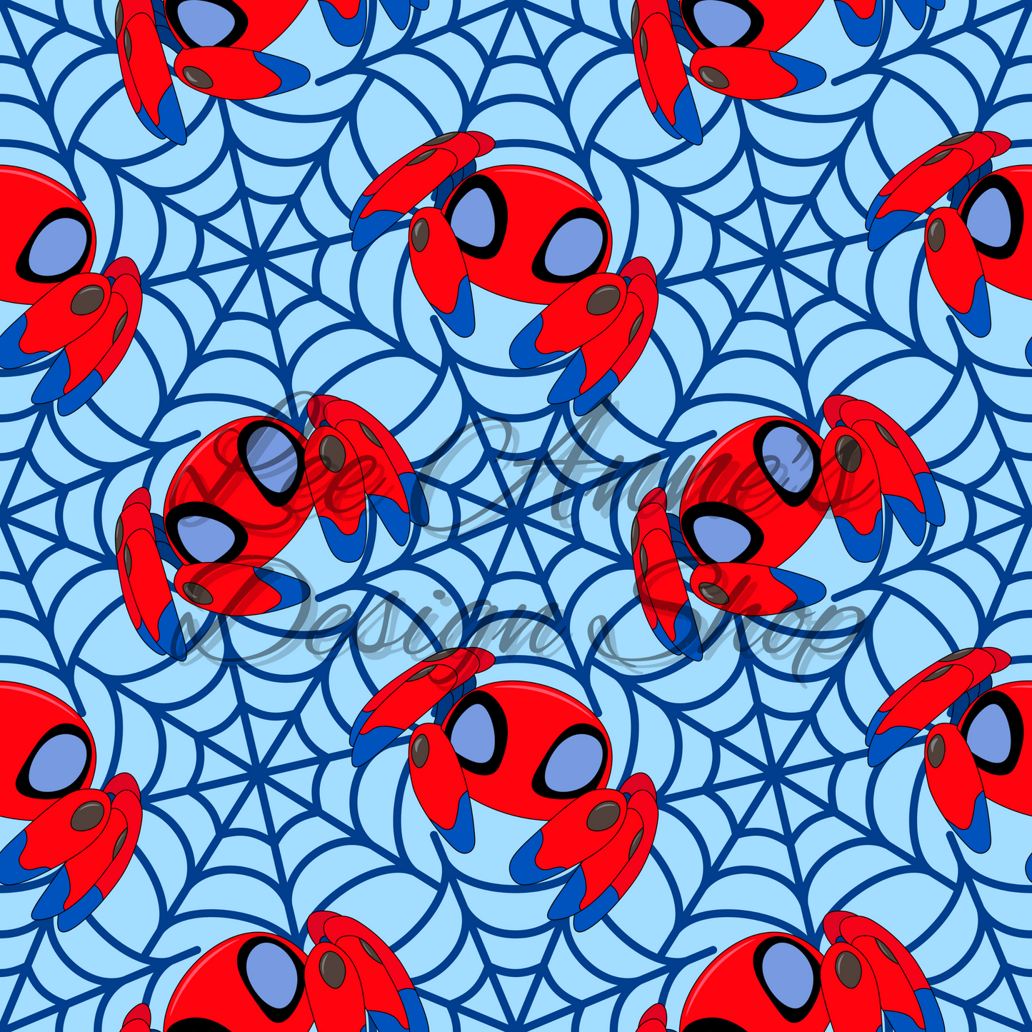 Spider Friends Seamless