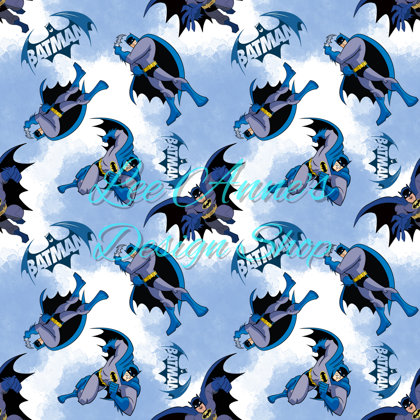 Bat Hero Seamless