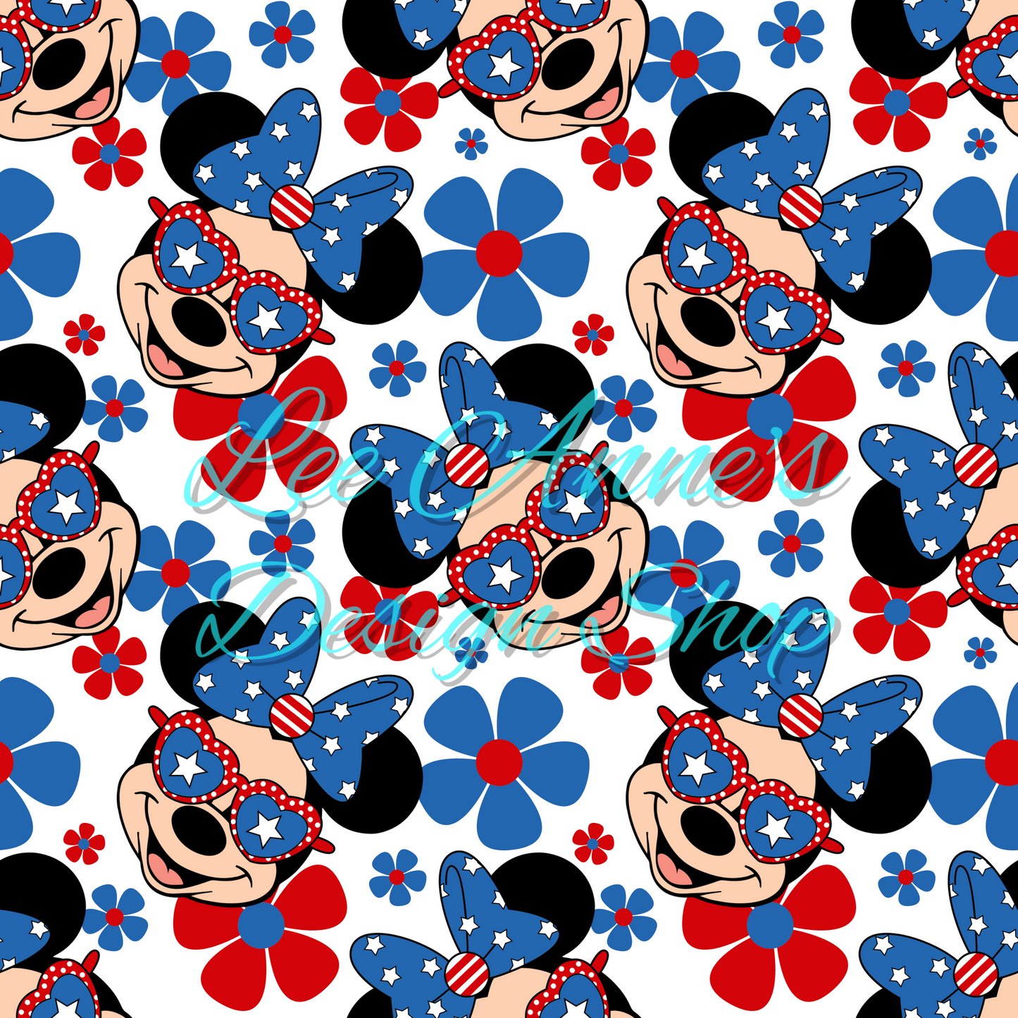 Mouse Fourth July Seamless