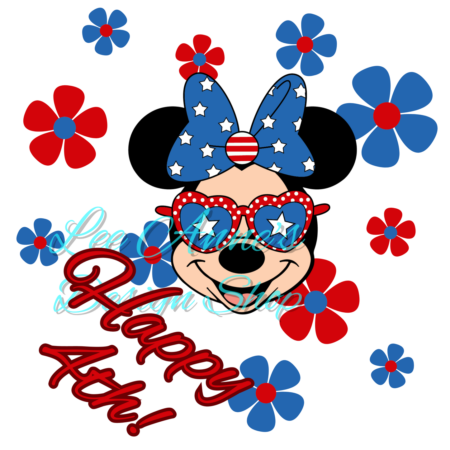Mouse Fourth July Sublimation